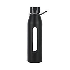 Takeya 22 Ounce Classic Glass Water Bottle with Silicone Sleeve